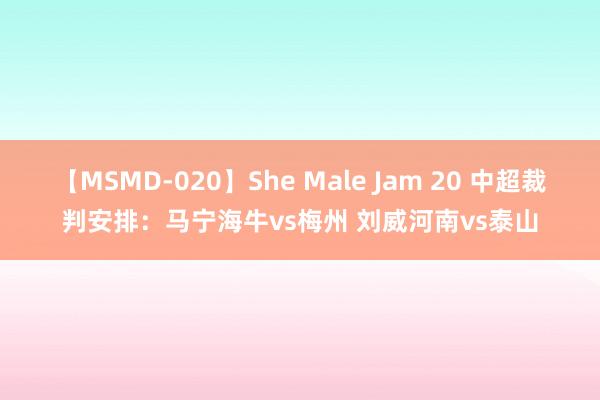 【MSMD-020】She Male Jam 20 中超裁判安排：马宁海牛vs梅州 刘威河南vs泰山