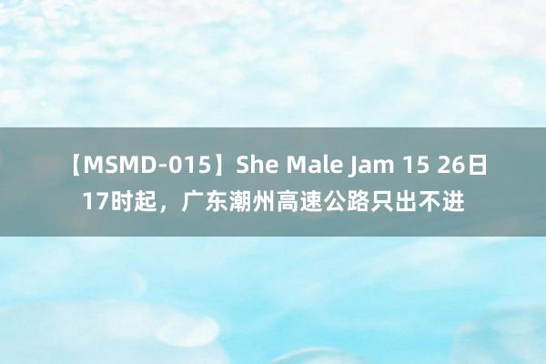 【MSMD-015】She Male Jam 15 26日17时起，广东潮州高速公路只出不进