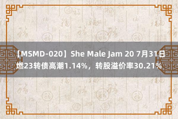 【MSMD-020】She Male Jam 20 7月31日燃23转债高潮1.14%，转股溢价率30.21%