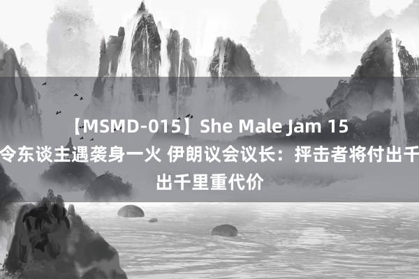 【MSMD-015】She Male Jam 15 哈马斯指令东谈主遇袭身一火 伊朗议会议长：抨击者将付出千里重代价