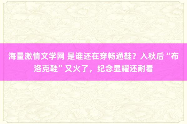 海量激情文学网 是谁还在穿畅通鞋？入秋后“布洛克鞋”又火了，纪念显耀还耐看