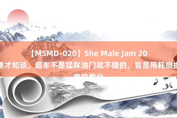 【MSMD-020】She Male Jam 20 上了高速才知谈，超车不是猛踩油门就不错的，皆是用耗损换的教化