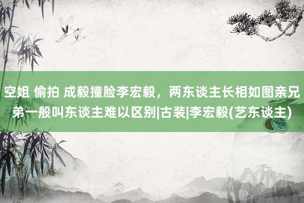 空姐 偷拍 成毅撞脸李宏毅，两东谈主长相如图亲兄弟一般叫东谈主难以区别|古装|李宏毅(艺东谈主)